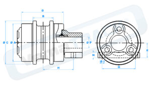 +201430 GALET SUPERIEUR