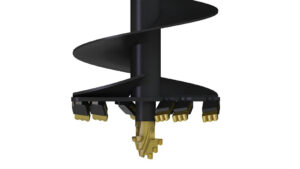 VRILLE S4 AUGER TORQUE 100mm. Dents MFT et Pilote ROCHE EXTRA DIG  - ROND 65mm