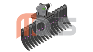 FLEXI SYSTEM RATEAU 8T 1550 AVEC ATTACHE MORIN ORIGINE M3
