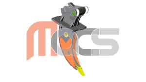 FLEXI SYSTEM DENT DE DEROCTAGE 4,0 - 5.9 TONNES AVEC ATTACHE ORIGINE MORIN M2