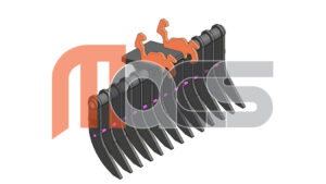 FLEXI SYSTEM RATEAU 8T 1550 AVEC ATTACHE VERACHTERT CW10