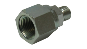 Raccord droit pour manomètres 1/4 - 1/4