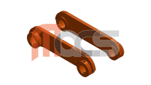 PAIRE DE BIELLETTES DE VERIN