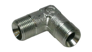 Adaptateur Coudé BSP 90°  cône 60° M/M 1/2 - 1/2