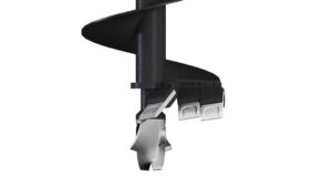 VRILLE S2 AUGER TORQUE 225mm. Dents TERRE.  Rond 50mm