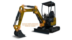 KIT AXES ET BAGUES - BRAS COMPLET