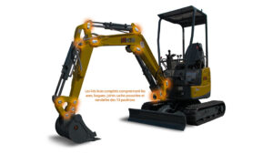 KIT AXES ET BAGUES - BRAS COMPLET