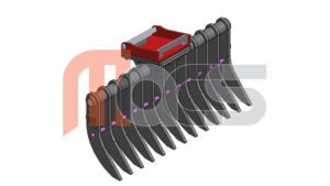 FLEXI SYSTEM RATEAU 2 à 3.9T 1200 AVEC ATTACHE CANGINI (MBI) AR30