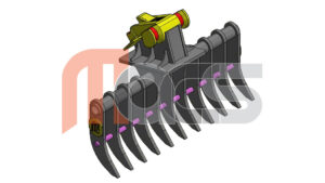 FLEXI SYSTEM RATEAU 2.5 - 3,9T 1200 AVEC ATTACHE MORIN ADAPTABLE M1