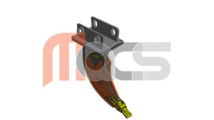 FLEXI SYSTEM DENT DE DEROCTAGE 2,0 - 3.9 TONNES AVEC OREILLES AXES DE 30mm LIBRE