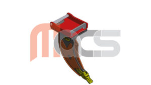 FLEXI SYSTEM DENT DE DEROCTAGE 0,5 - 1.9 TONNES AVEC ATTACHE CANGINI (MBI) AR15