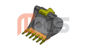 ADAPTABLE MORIN MACS VARIATIC Godet de terrassement 750mm M3