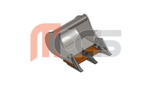 GODET DE TERRASSEMENT NEUF A DENTS 45 CM PELLE JUSQU’À 1.8T A FABRIQUER