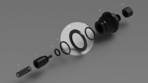 R40-R45-R55-R65-R70-R75-R80-R90-R100 - Joint bague valve de gaz