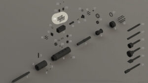 R40-R45 - Fixation de distributeur - Repère vue éclatée 24