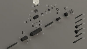 R40-R45-R55 - Bouchon corps de distributeur - Repère vue éclatée 22