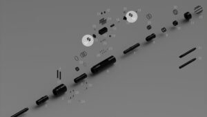 R75-R80-R90-R100 - Boulons de plaque de distributeur / retenue du nez/ chemise