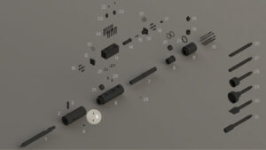 R40 - Boulon de retenue du nez - Repère vue éclatée 5