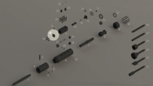 R40-R45 - Plaque inférieure du distributeur - Repère vue éclatée 12