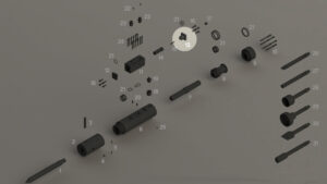 R40-R45 - Plaque supérieure  du distributeur - Repère vue éclatée 13