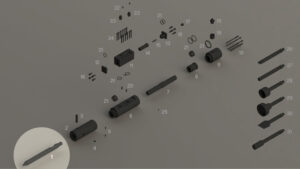 R40 - Outil (pointe) - Repère vue éclatée 1