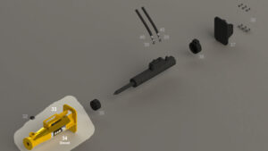 R40 - Kit Autocollant - Repère vue éclatée 34