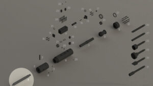 R45 - Outil (pointe) - Repère vue éclatée 1