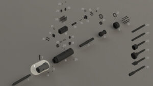 R55 - Nez - Repère vue éclatée 2