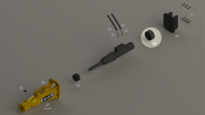 R65-R70 - Amortisseur supérieur