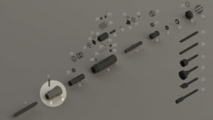 R70 - Nez - Repère vue éclatée 2