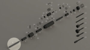 R75 - Outil (pointe) - Repère vue éclatée 1