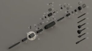 R75 - R80 - Nez - Repère vue éclatée 3