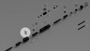 R100 - Axe de blocage (outil) - Repère vue éclatée 4