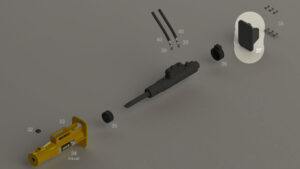 Platine 2 axes R40 - R45 - R55