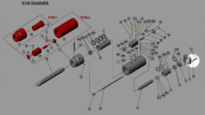 RONDELLE TIRANT POUR BRISE ROCHE HYDRAULIQUE ARROWHEAD S100