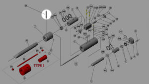 Arrowhead S40 Tool Retainer Pin AXE DE BLOCAGE POINTE