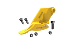 DENT DE GODET JCB COTE GAUCHE ENTRAXES 45mm 53103209 AVEC BOULONNERIE