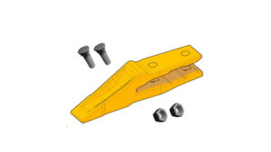 DENT DE GODET CAT 428 A BOULONNER ENTRAXES 77mm 6Y-6335 AVEC BOULONNERIE