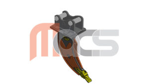 FLEXI SYSTEM DENT DE DEROCTAGE 2,0 - 3.9 TONNES AVEC ATTACHE ARDEN QA11