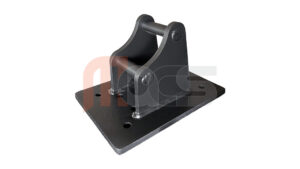 PLATINE ENFONCE PIEUX ARROWHEAD SUR MESURE 45° TYPE 2 AXES (Fixes)  40mm