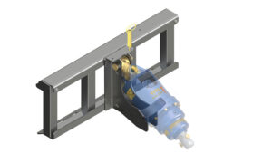 TABLIER TYPE VERMEER AVEC SUPPORT POUR TARIERE X1500 X2000, X2500