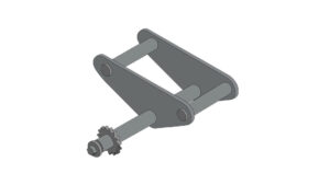 ATTACHE AUGER TORQUE 2 AXE FIXE 38MM POUR TAILLE HAIE T150