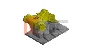 PLATINE BRISE ROCHE HAMMER SUR MESURE DROIT TYPE MORIN ADAPTABLE M3