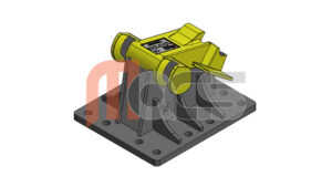 PLATINE BRISE ROCHE / ACCESSOIRES SUR MESURE DROIT TYPE MORIN ADAPTABLE M0