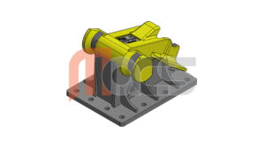 PLATINE BRISE ROCHE / ACCESSOIRES SUR MESURE DROIT TYPE MORIN ADAPTABLE M1