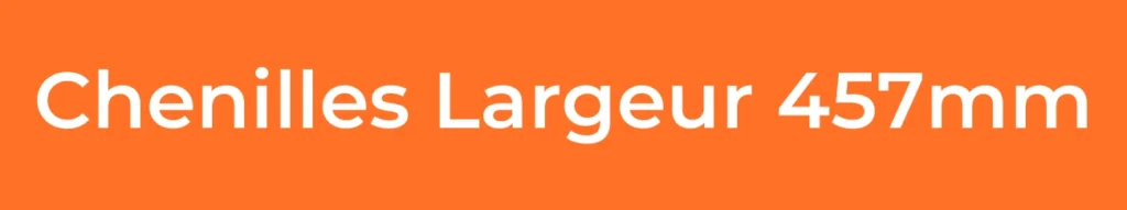 CHENILLES LARGEUR 457MM