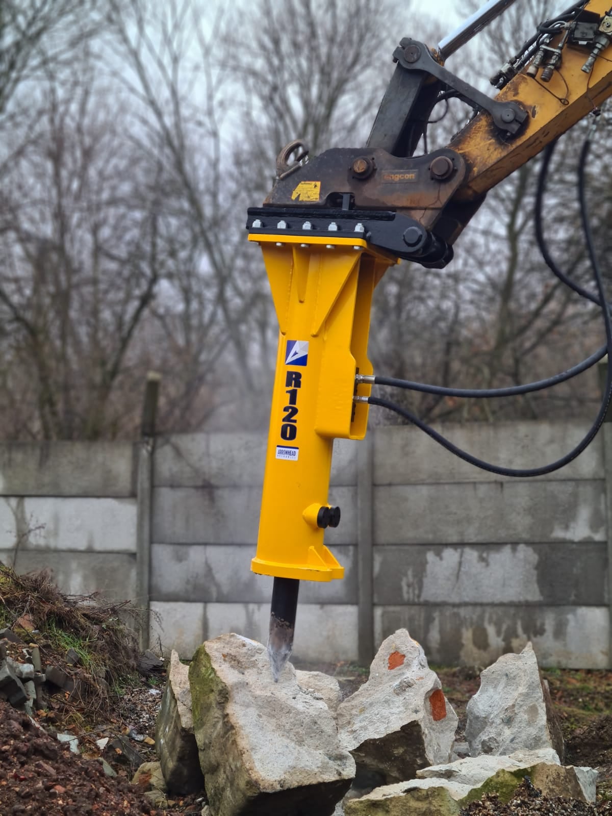 BRISE ROCHE HYDRAULIQUE ARROWHEAD R75 6,5 - 8,5 tonnes - Image 11