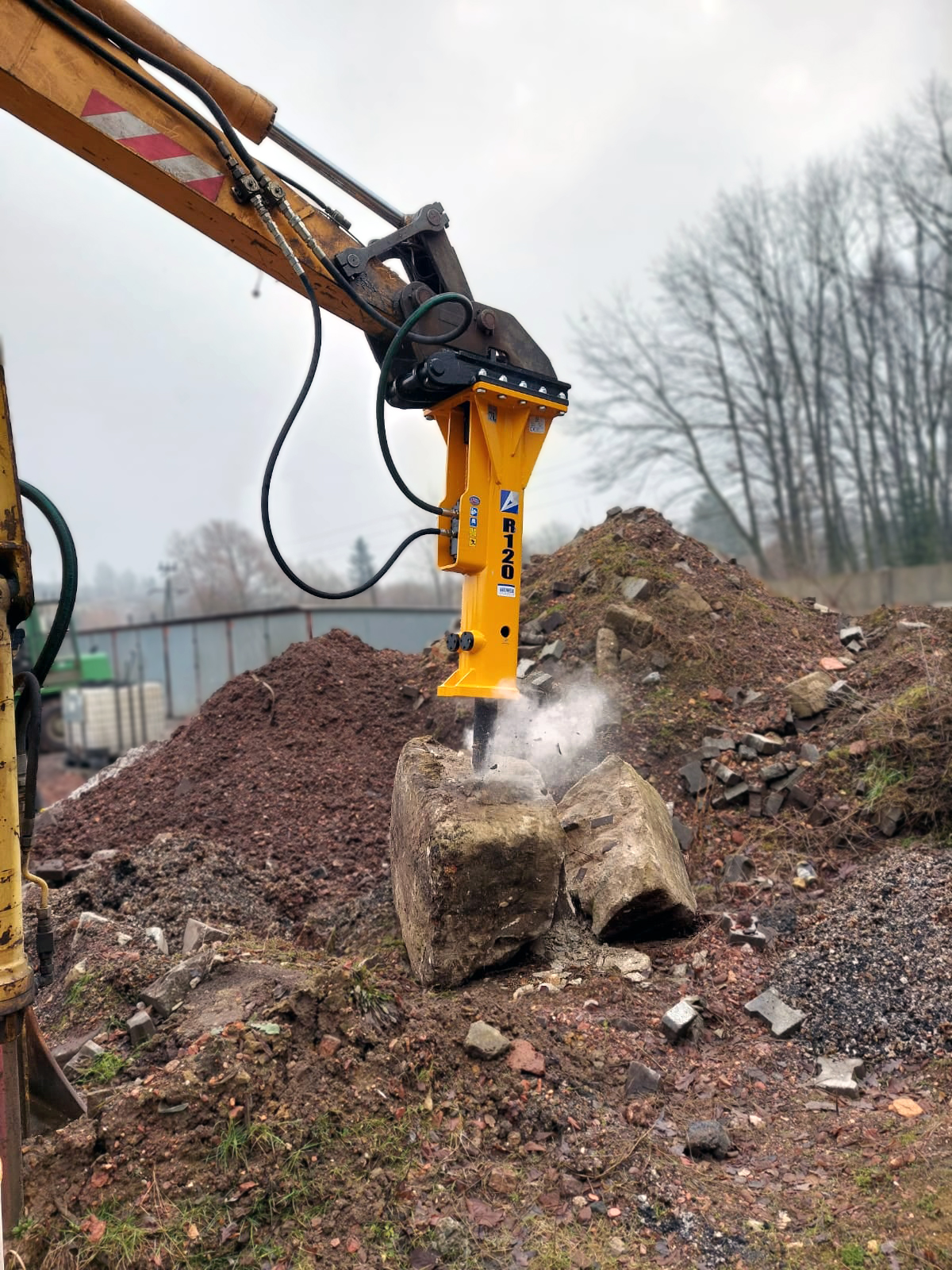 BRISE ROCHE HYDRAULIQUE ARROWHEAD R75 6,5 - 8,5 tonnes - Image 7