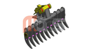 FLEXI SYSTEM RATEAU 2.5 - 3,9T 1200 AVEC ATTACHE ADAPTABLE MORIN M1