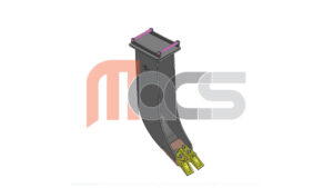 FLEXI SYSTEM GODET BANANE 150MM PELLE JUSQU'A 3,9T AVEC OREILLES TYPE S S40(200)